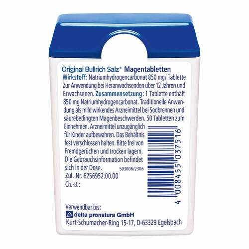 Bullrich Salz Tabletten - 2