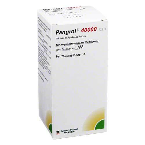 Pangrol 40.000 Hartkapseln mit magensaftresistent &uuml;berzogene Pell. - 1
