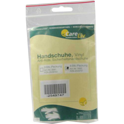 HANDSCHUHE Vinyl Anti Aids - 1