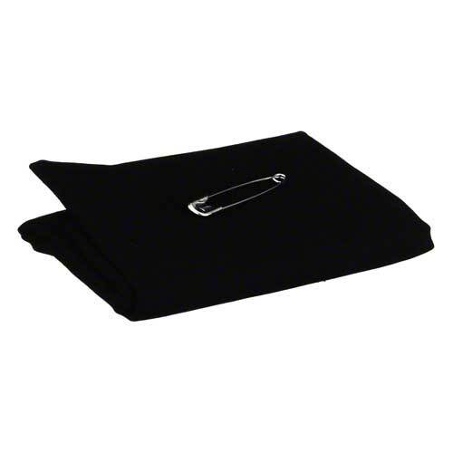 Dreiecktuch BW 90x90x127 schwarz mit Sicherheitsn. - 1