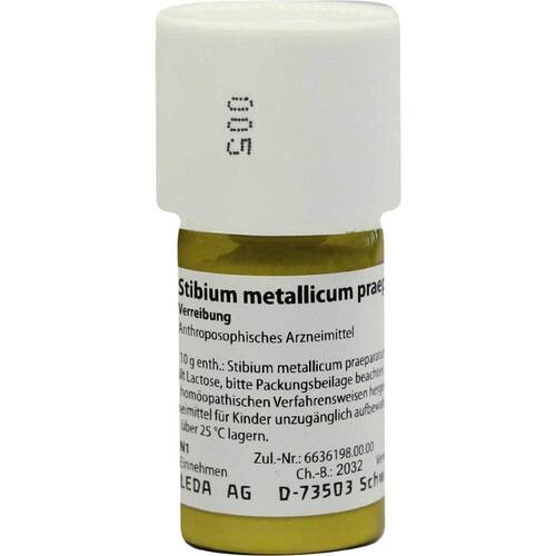 STIBIUM METALLICUM PRAEPARATUM D 10 Trituration - 1