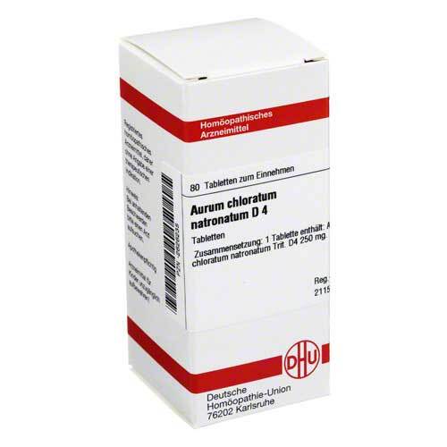 AURUM CHLORATUM NATRONATUM D 4 Tabletten - 1