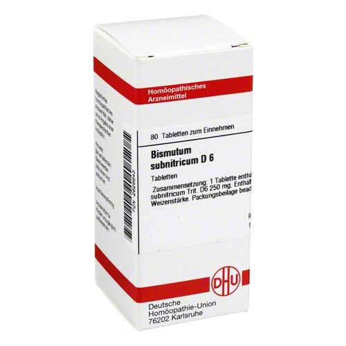 BISMUTUM SUBNITRICUM D 6 Tabletten - 1