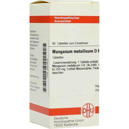 MANGANUM METALLICUM D 6 Tabletten - 1