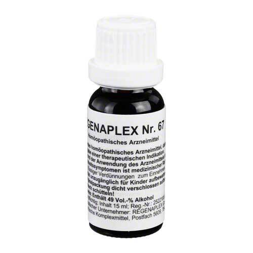 Regenaplex Nr.67 Tropfen zum Einnehmen - 1