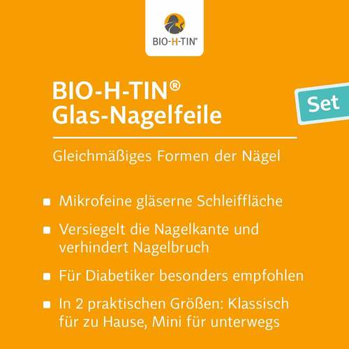 Bio-H-Tin Glas Nagelfeile - 3