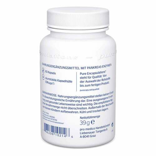 Pure Encapsulations Pankreatin Enzym Formel Kapseln  - 2