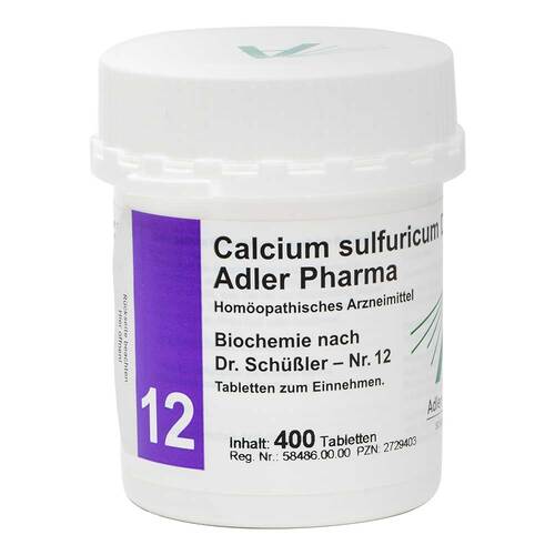 Biochemie Adler 12 Calcium sulfuricum D 6 Tabletten  - 1