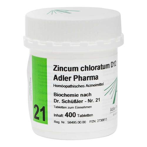 Biochemie Adler 21 Zincum chloratum D 12 Tabletten - 1
