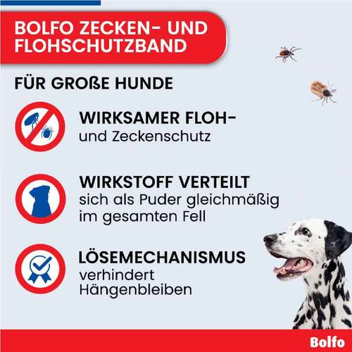 Bolfo Flohschutzband braun f&uuml;r gro&szlig;e Hunde - 4