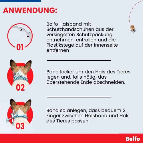 Bolfo Flohschutzband braun f&uuml;r gro&szlig;e Hunde - 7