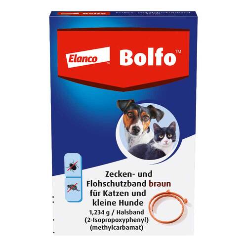 Bolfo Flohschutzband braun f&uuml;r kleine Hunde / Katzen - 1