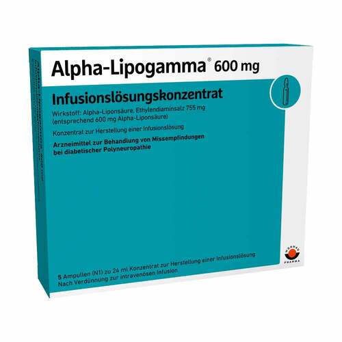 Alpha-Lipogamma 600 mg Infusionsl&ouml;sungskonz. - 1