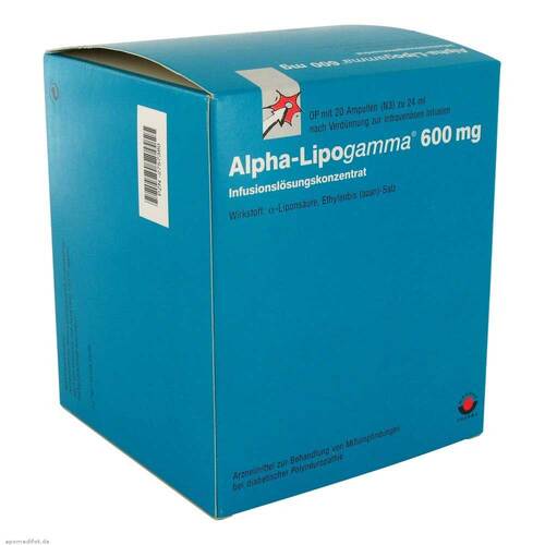 Alpha-Lipogamma 600 mg Infusionsl&ouml;sungskonz. - 1