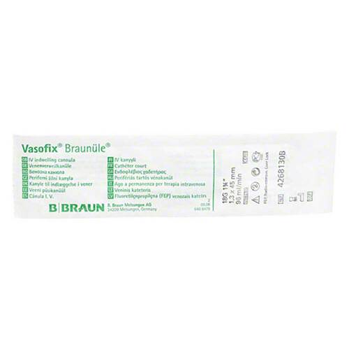 Vasofix Braun&uuml;le 18 G 45 mm gr&uuml;n - 1