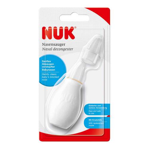 Nuk Nasensauger Gr&ouml;&szlig;e 1 wei&szlig; Krt. - 1