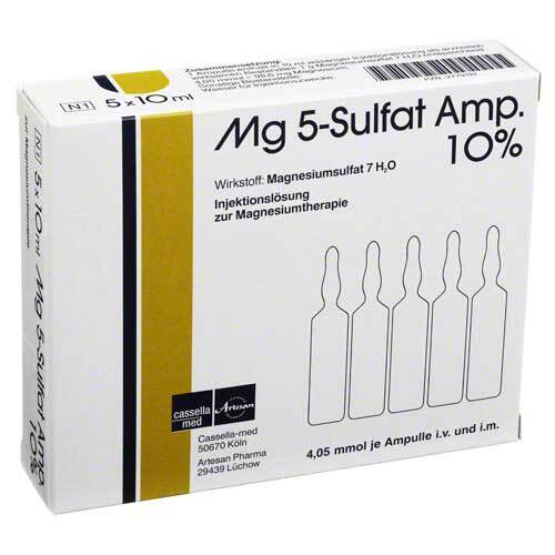 MG 5 Sulfat Ampulle 10% Injektionsl&ouml;sung - 1
