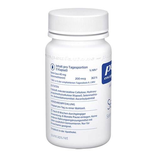 Pure Encapsulations Selen Selenmethionin Kapseln - 3