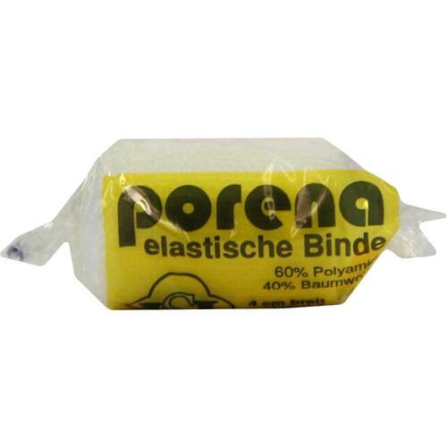 Porena elastische Mullbinde binde 4 cm wei&szlig; mit Cello - 1