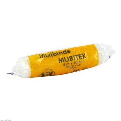 MUBITEX Mullbinden 10 cm einzeln in Cello - 1