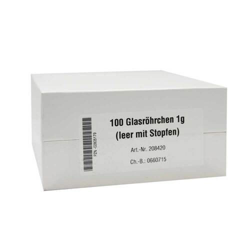 Glasr&ouml;hrchen f&uuml;r Taschenapotheke - 1
