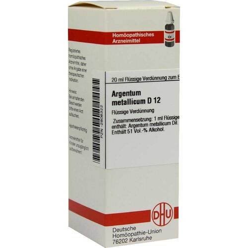 ARGENTUM METALLICUM D 12 Dilution - 1