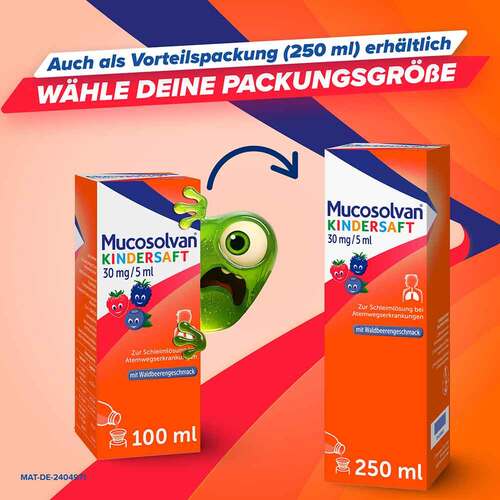 Mucosolvan Kindersaft 30 mg / 5 ml - 9