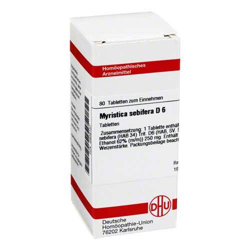 MYRISTICA SEBIFERA D 6 Tabletten - 1