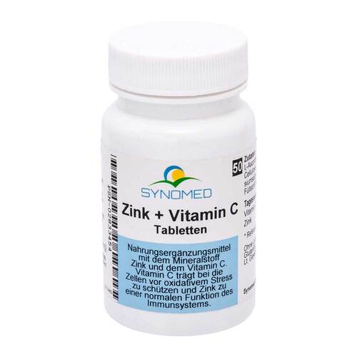 Zink + Vitamin C Tabletten Synomed - 1