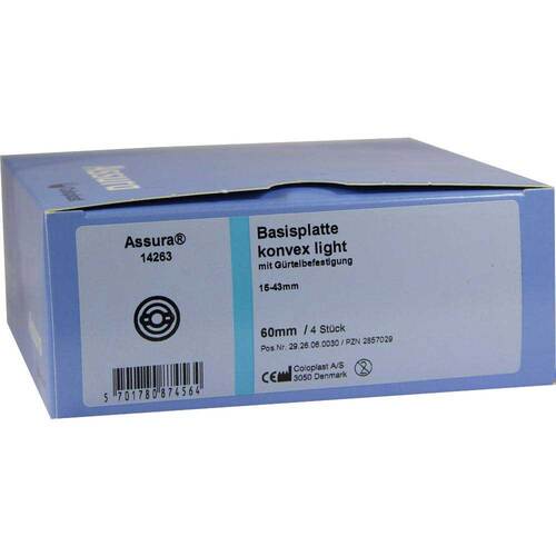 Assura Basisplatte kon.light RR60 15-43mm mit G&uuml;rtelb. - 1
