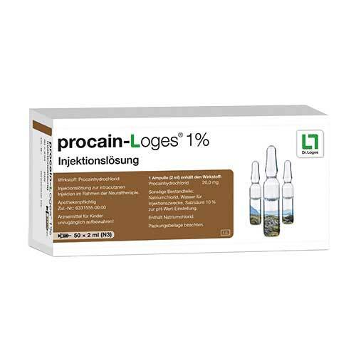 Procain-Loges 1% Injektionsl&ouml;sung Ampullen - 1