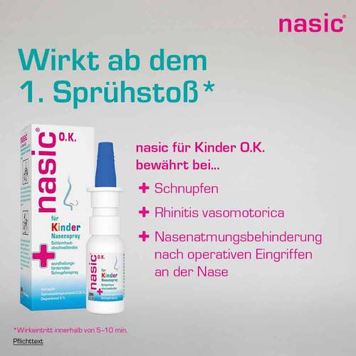 Nasic f&uuml;r Kinder ohne K. Nasenspray - 2