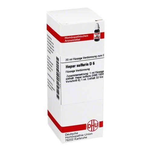 HEPAR SULFURIS D 6 Dilution - 1