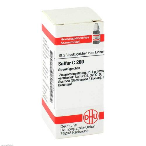 SULFUR C 200 Globuli - 1
