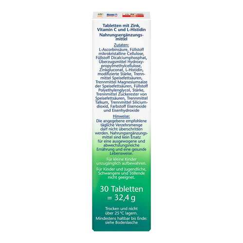 Doppelherz Zink 15 mg + Histidin+Vitamin C Depot aktiv - 4
