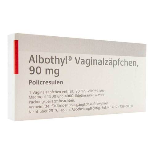 Albothyl Vaginalz&auml;pfchen 90 mg - 1