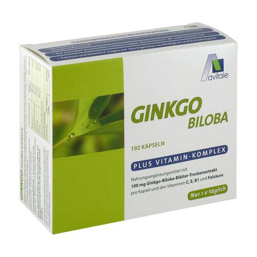 Ginkgo 100 mg Kapseln + B1+C+E - 1