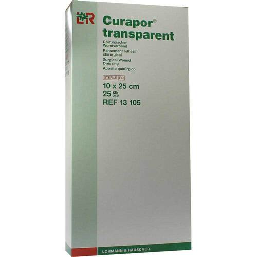 CURAPOR Wundverband steril transparent 10x25 cm - 1