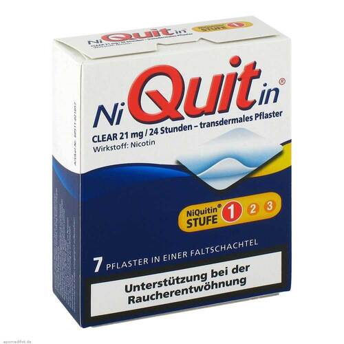 Niquitin Clear 21 mg transdermale Pflaster - 1