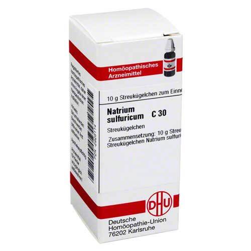 Natrium sulfuricum C 30 Globuli - 1