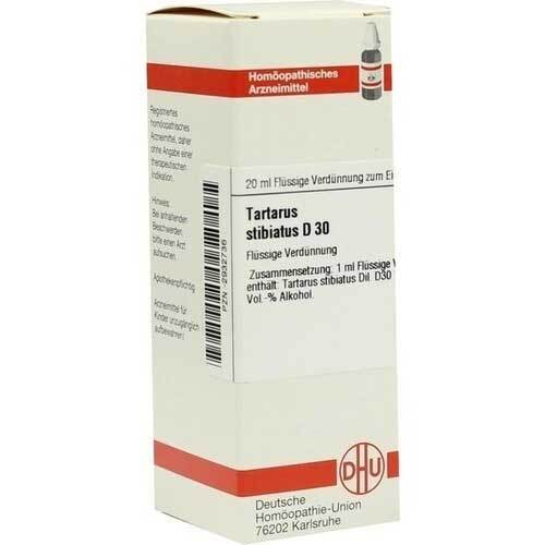 TARTARUS STIBIATUS D 30 Dilution - 1