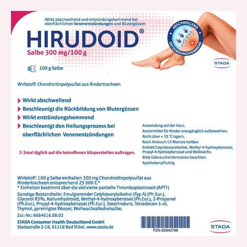 Hirudoid Salbe 300 mg / 100 g - 2