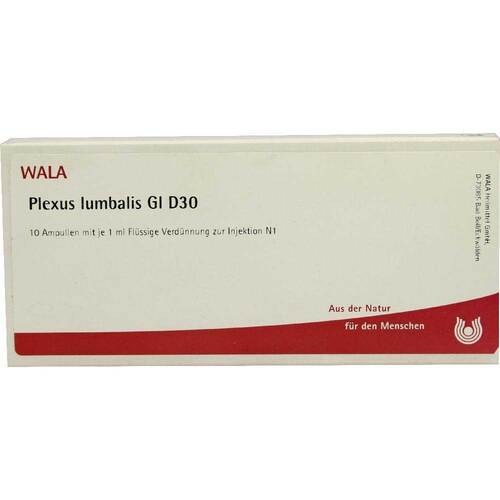 PLEXUS LUMBALIS GL D 30 Ampullen - 1