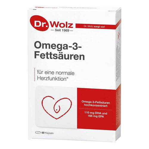 Omega-3 Fetts&auml;uren 500 mg / 60% Kapseln - 1