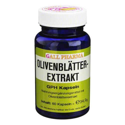Olivenbl&auml;tter Extrakt Gph Kapseln - 1