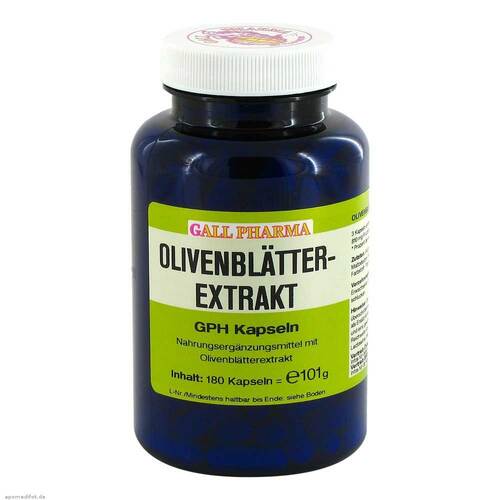 Olivenbl&auml;tter Extrakt Gph Kapseln - 1