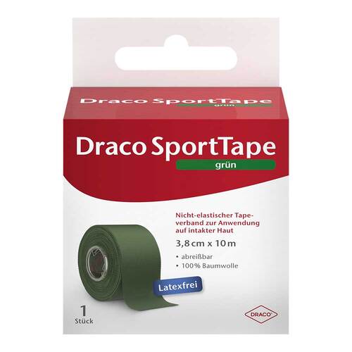 DRACO TAPEVERBAND 3,8 cmx10 m gr&uuml;n - 1