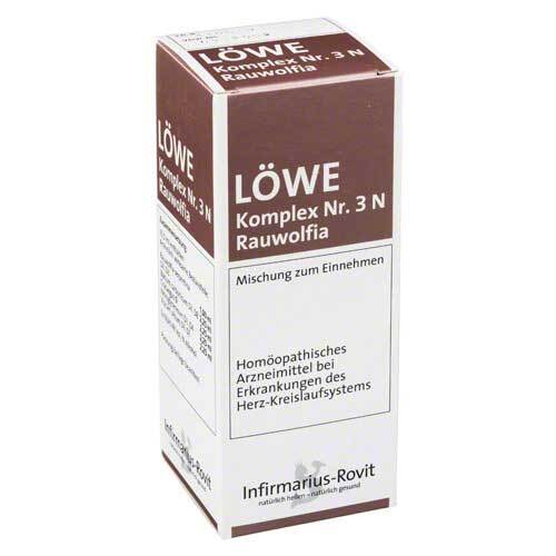 L&ouml;we Komplex Nr.3 N Rauwolfia Tropfen - 1