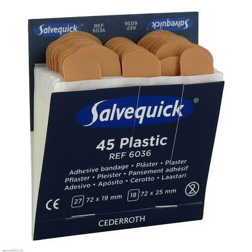 Salvequick Pflasterstrips wasserfest Refill 6036 - 1