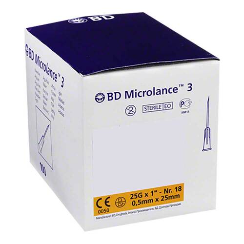 BD MICROLANCE Kan&uuml;le 25 G 1 0,5x25 mm - 1